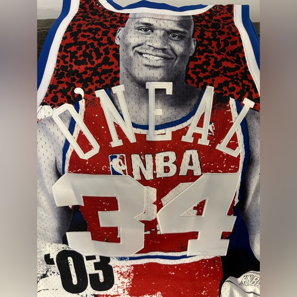 $150 Mitchell & Ness Shaquille O'Neal All Star 2003 Swingman Jersey Men’s Sz S - Picture 5 of 5